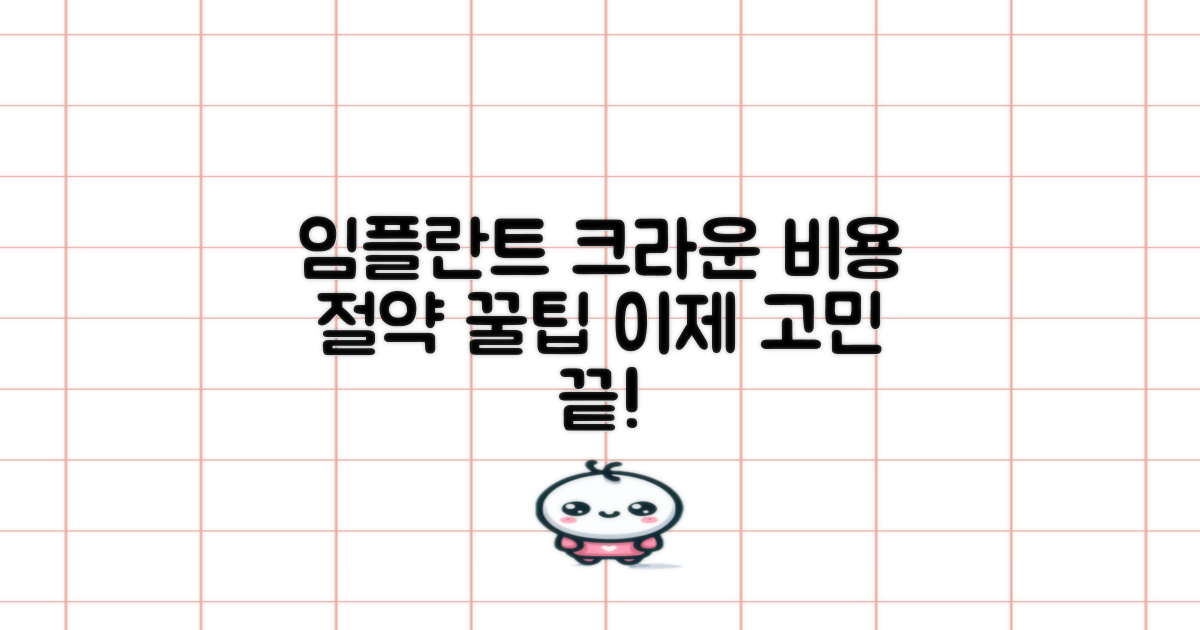 임플란트 고민, 크라운 비용 부담은 이제 그만! 똑똑하게 절약하는 3가지 방법