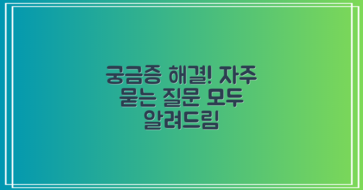 자주 묻는 질문