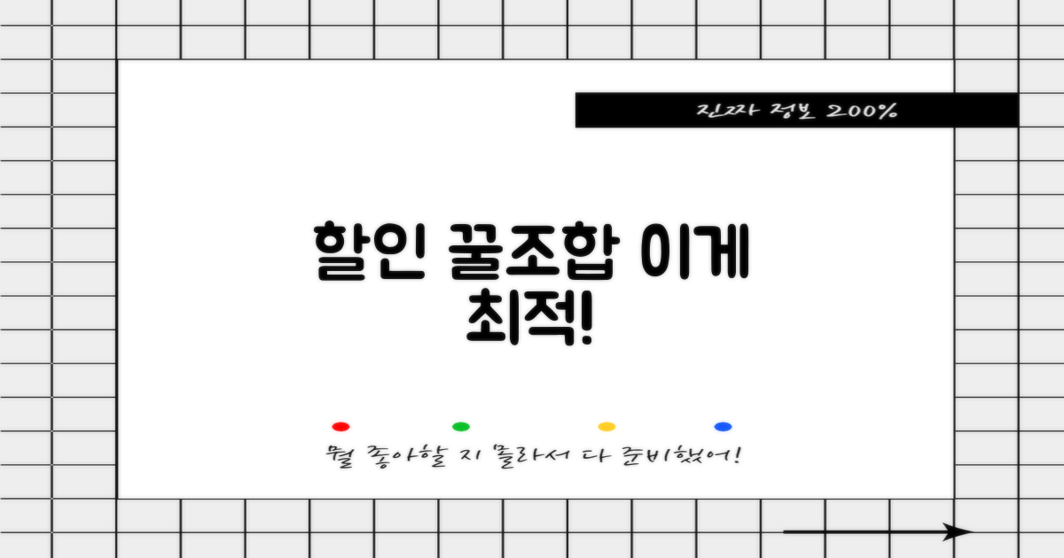 최적의 할인 조합을 찾아보세요!