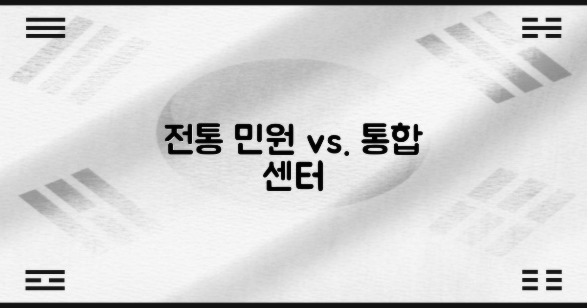 전통 민원 vs. 통합 센터